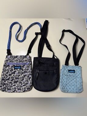 3 Crossbody Purses - Kavu, Kavu, and Sherpani, Lima, Mini Keeper, Keepalong